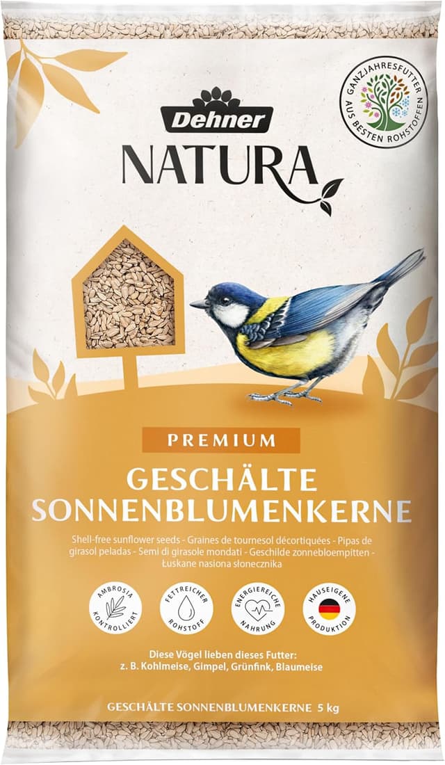 Imagen de Dehner Natura Premium Wildvogelfutter 5 kg 🐦 en OfertitasTOP
