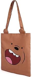 Imagen de We Bare Bears Bolsa de Compra Osos Pardo 33x40 cm 🐻 en OfertitasTOP