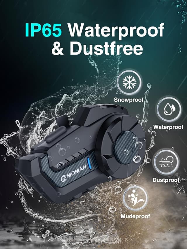 Thumbnail 6 de Moman H2Pro Intercomunicador Casco 1000 m