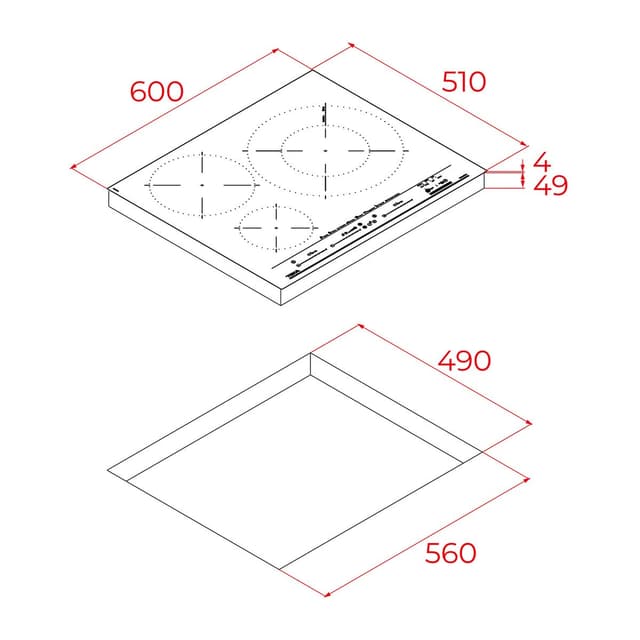 Detalle 2 de Teka IZC 63632 MPT Placa inducción 32 cm