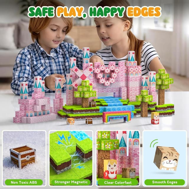 Thumbnail 5 de Magnetic Blocks 100 PCS 0.8in Crifeton