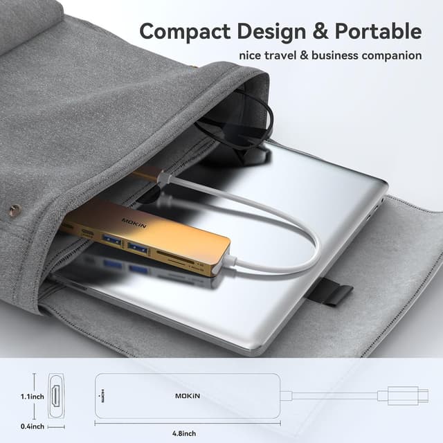 Thumbnail 6 de MOKiN 7‑in‑1 USB‑C Hub with 100W PD and HDMI 🔌