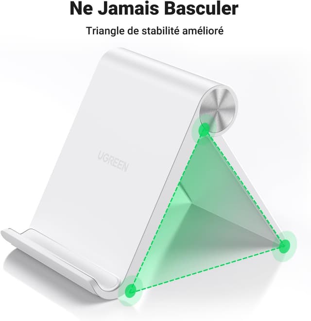 Thumbnail 5 de UGREEN Support Téléphone Bureau Réglable 9,5 cm