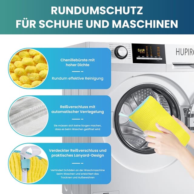 Thumbnail 3 de HUPIRCT Bolsas para lavar zapatillas 39x19 cm