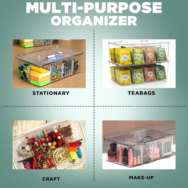 Thumbnail 5 de KICHLY Caja Acrílica para Té, Café y Especias