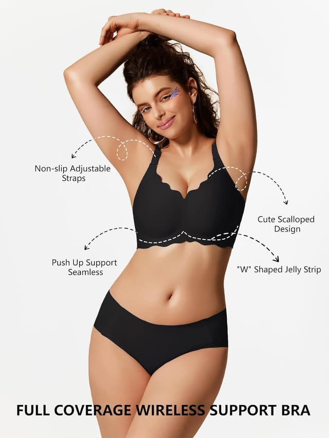 Thumbnail 4 de COCOMARTS Jelly Bra Wireless Seamless Bralette