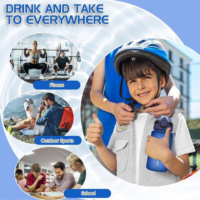 Thumbnail 6 de AOHAN 600ML Water Bottle