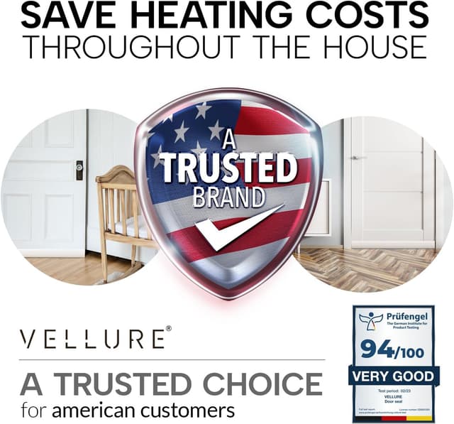 Thumbnail 6 de Vellure Door Draft Stopper for Bottom of Door 🪟