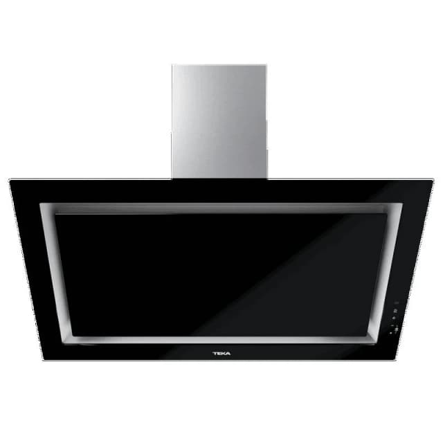 Imagen de Teka Home DLV 99677 campana decorativa vertical 90 cm en cristal negro con WiFi y HobToHood en OfertitasTOP