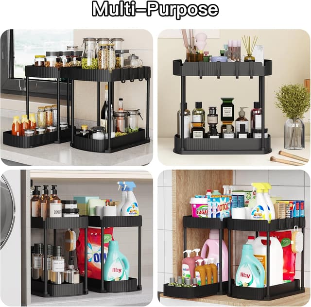 Thumbnail 5 de Ukeetap Multi-Purpose Pull-Out Organizer 12.8" 🚪