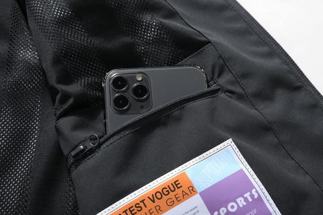 Detalle de MOERDENG Women’s Waterproof Rain Jacket — Lightweight Hooded Raincoat Windbreaker