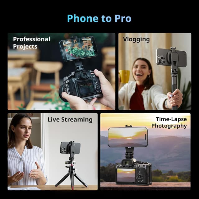 Thumbnail 6 de SmallRig AC-10 5283 : pince magnétique pour téléphone MagSafe avec fixation 1/4"-20 et griffe froide