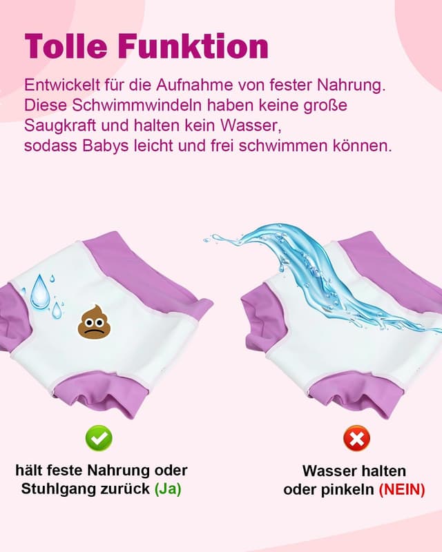 Thumbnail 3 de Flyish Direct Schwimmwindel Baby L/4T