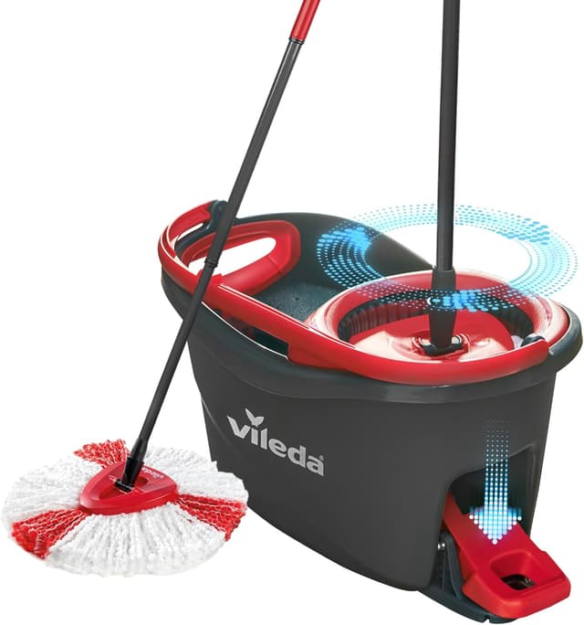 Imagen de Vileda Turbo: Fregona giratoria con cubo y mango telescópico 🧹 en OfertitasTOP