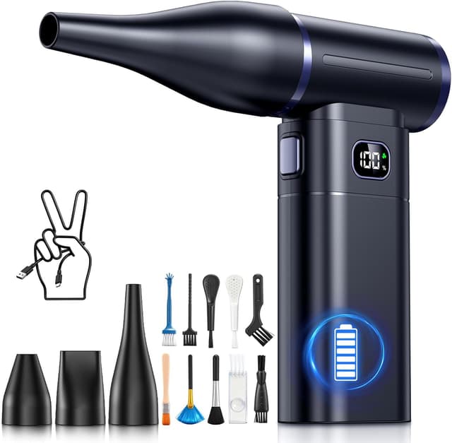 Detalle de Electric Air Duster 80000RPM Cordless Air Blower