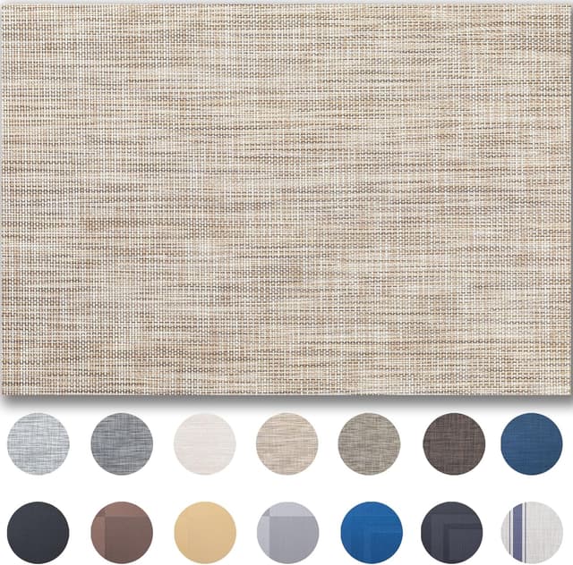 Detalle de Onebento Placemats Set of 4 17x12 Caramel