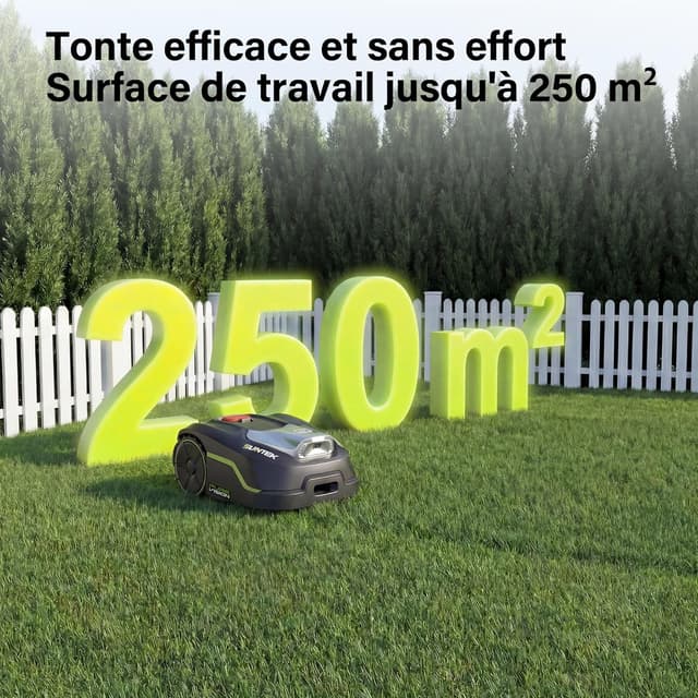 Thumbnail 6 de SUNTEK SUNTEK Robot tondeuse IA 250 m²