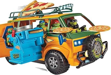 Imagen de Tortugas Ninja 🚚 Van de Reparto Pizza Fire TMNT +4 Años en OfertitasTOP