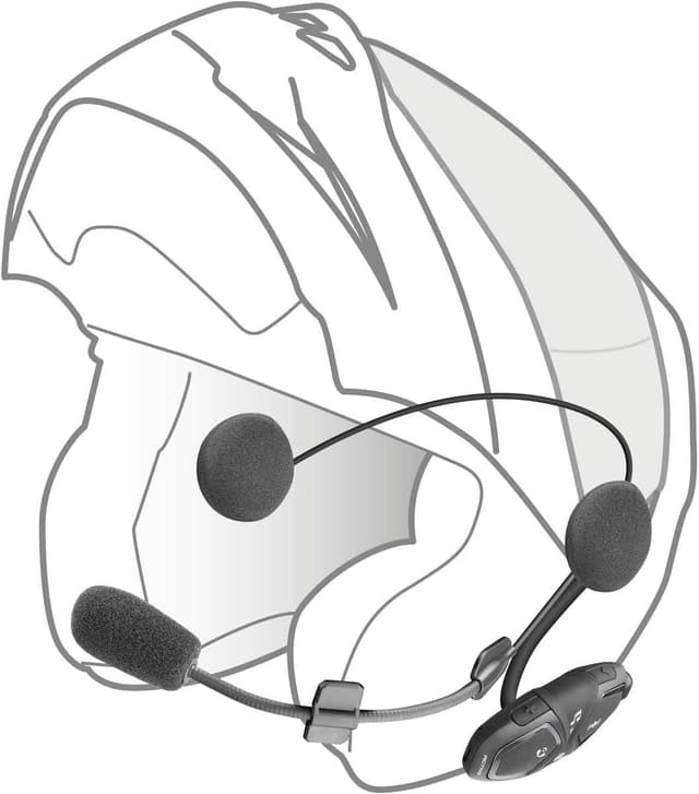 Thumbnail 5 de Interphone Active HD 📞 Intercomunicador Motocicleta 4 Personas, IPX67