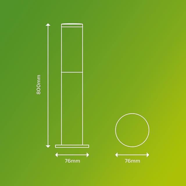 Thumbnail 1 de Philips Potelet Utrecht 20 W Anthracite 💡