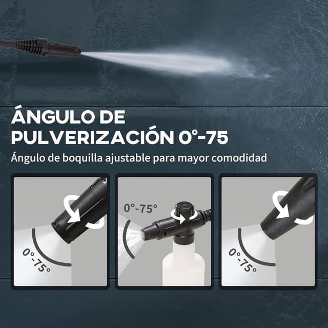 Thumbnail 3 de DURHAND Hidrolimpiadora 1600W 💦 135 Bar, Incluye Cepillo y Jabón