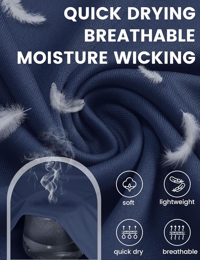 Detalle de MAGCOMSEN men’s sun hoodie with UPF 50+ UV protection, quick-dry long sleeves and thumb holes