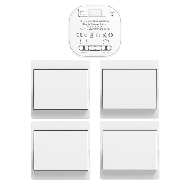 Thumbnail 6 de Cerhot 220V interruptor inalámbrico cinético 433 MHz