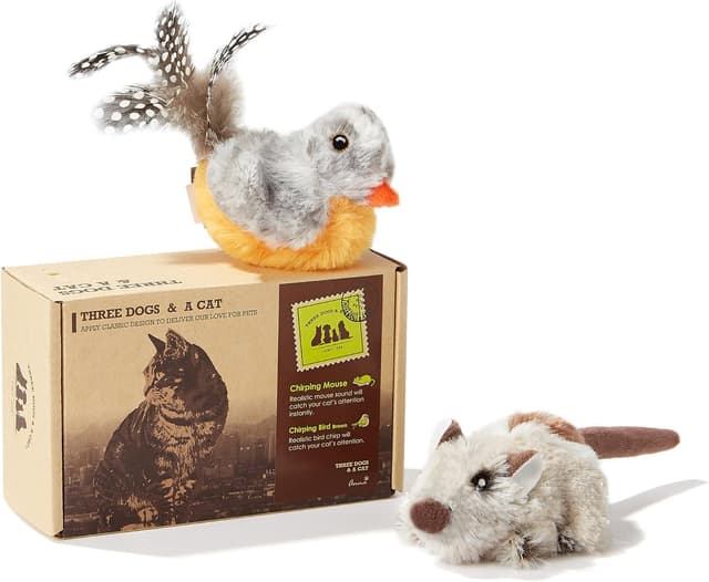 Thumbnail 5 de Vealind Cat Toy Interactive Plush Bird