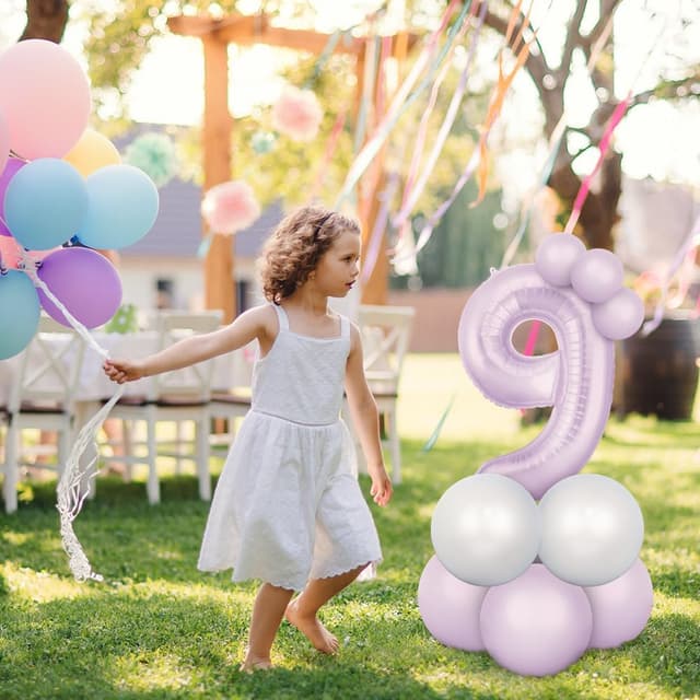 Thumbnail 4 de AOOSU Globo Número 2 Morado 101 cm