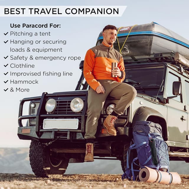 Thumbnail 5 de TECEUM Paracord Type IV 750 lb Black 016