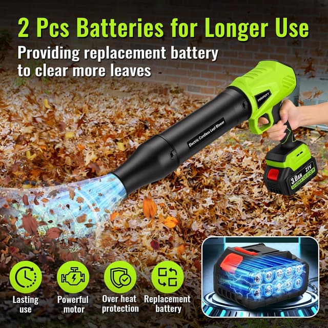 Detalle de Maypott Cordless Leaf Blower 21V