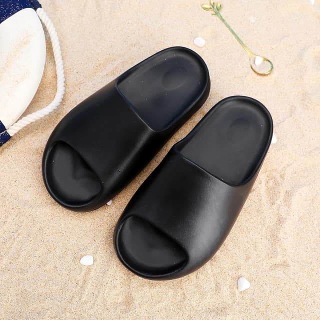 Detalle de XTJSCBDSH Kids Cloud Slides Pillow Slippers – Slip-On Cloud-Like Summer Sandals