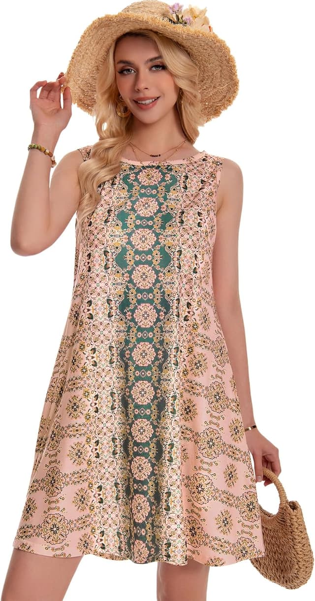 Detalle de Summer Dresses Boho Tank Dress for Women