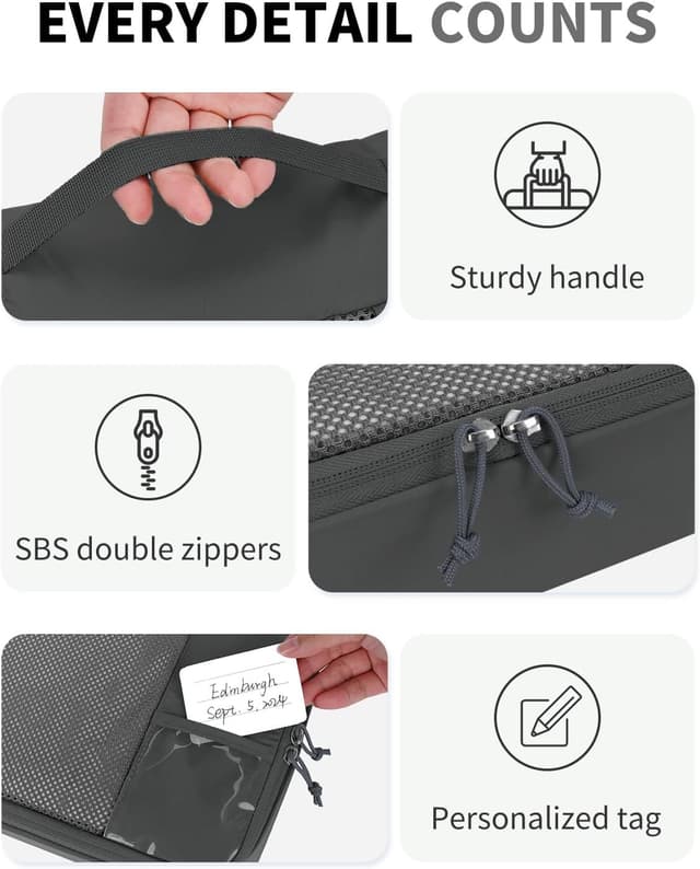 Detalle 2 de ECOHUB 6 Pezzi organizer valigia