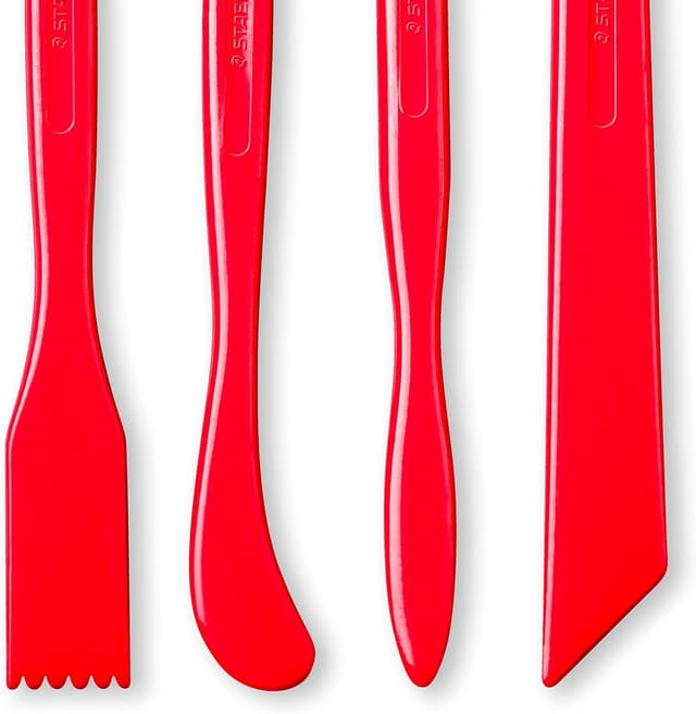 Detalle de STAEDTLER Modellierwerkzeug FIMO 8711 – Etui mit 4 Modellierstäben