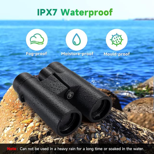 Thumbnail 4 de 12x42 HD Binoculars for Adults — Night Vision ðŸ”