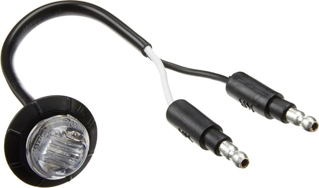 Detalle de Maxxima M09300YCL Amber 3/4" Round LED Marker Light (Clear Lens)