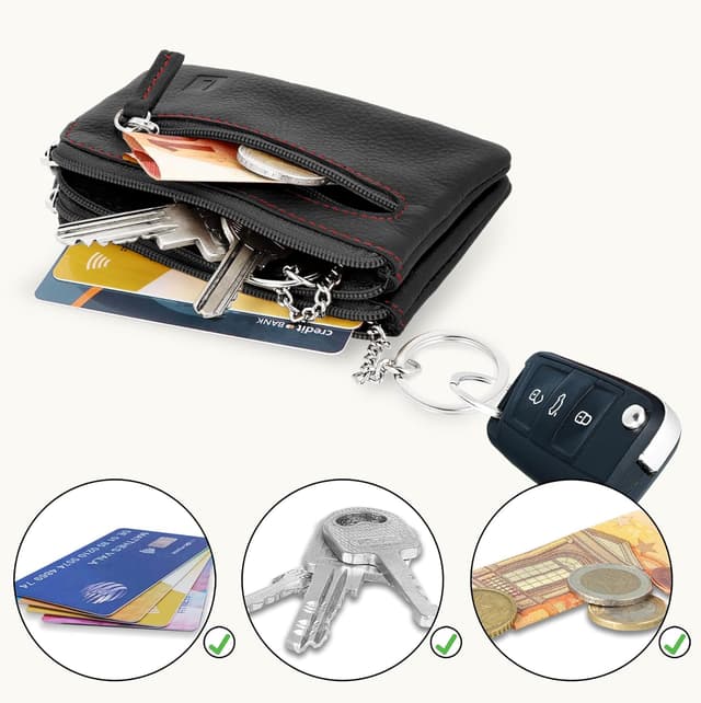 Detalle 2 de Lederow XXL Schlüsseltasche aus echtem Leder