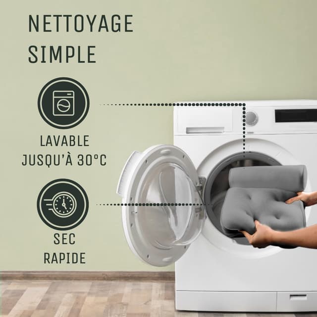 Thumbnail 4 de SilverRack Coussin de Baignoire MOYENNEMENT Doux