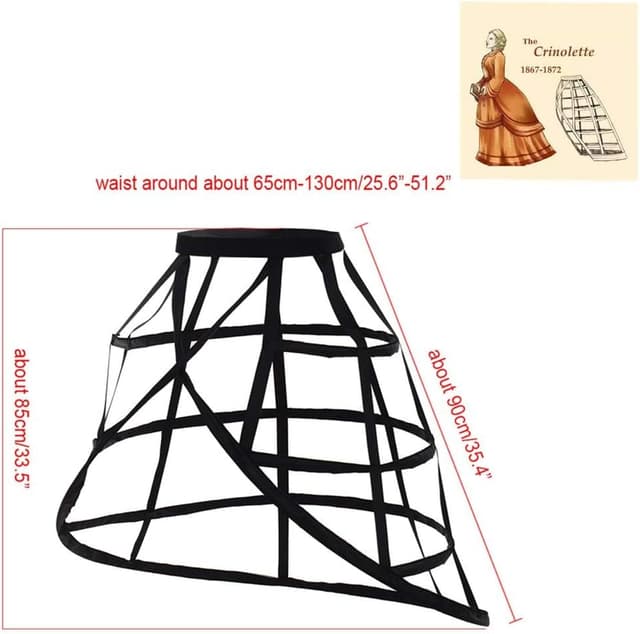 Thumbnail 2 de Graceart Hoops Skirt Petticoat