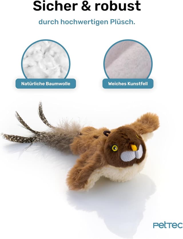 Thumbnail 4 de PetTec Interaktives Katzenspielzeug mini Spatz