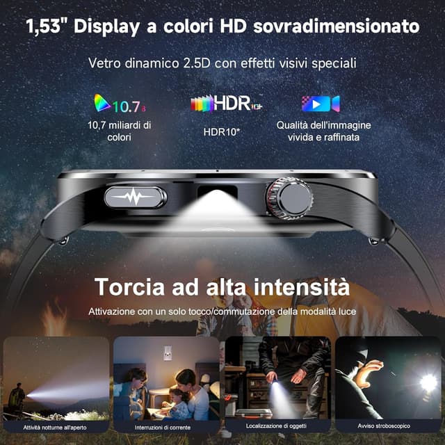 Detalle 2 de YUPENG AI Smartwatch ECG 1,53