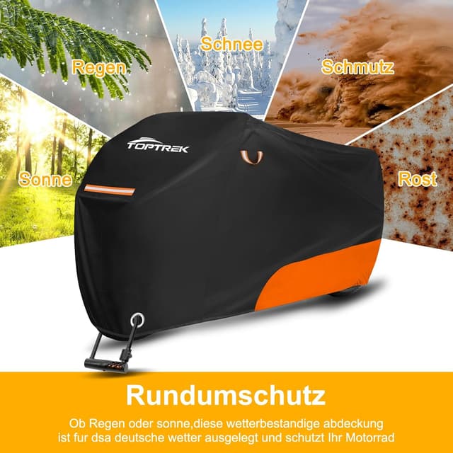 Thumbnail 6 de toptrek Motorrad Abdeckplane XXL 265x105x125 cm