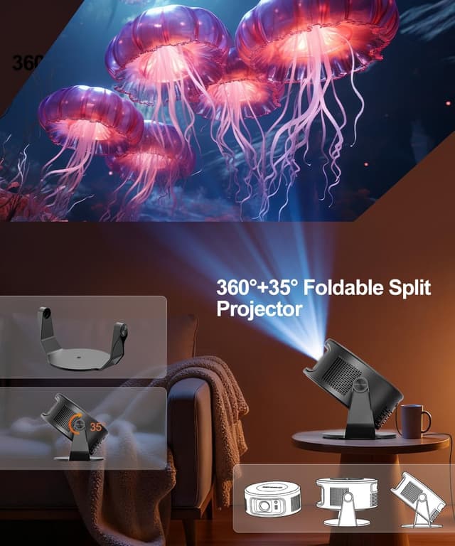 Detalle de Magcubic Mini Beamer 4K 260 ANSI đź“˝