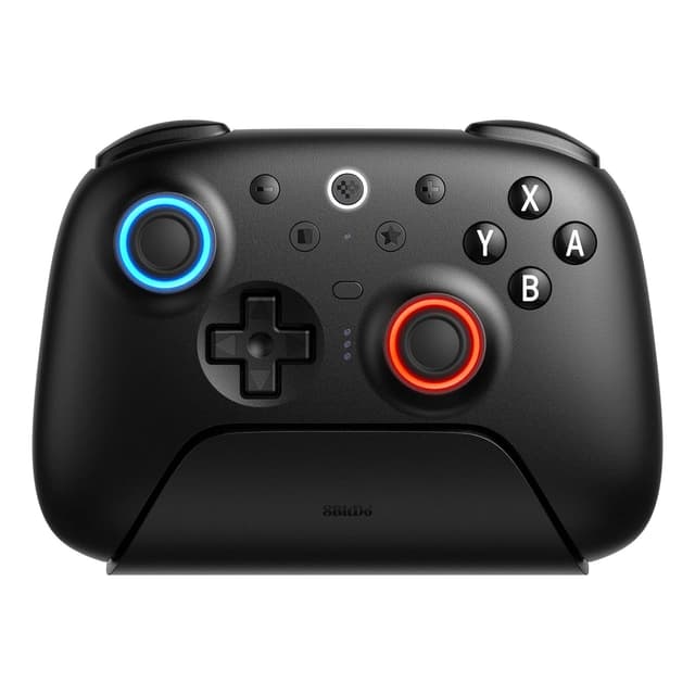 Detalle de 8BitDo Ultimate 2 Bluetooth Controller for Switch/Switch 2 & Windows PC (Black) with TMR Joysticks