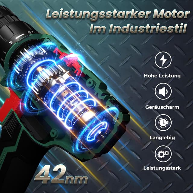 Thumbnail 3 de FAHEFANA Akkuschrauber 20V 42Nm 2000mAh