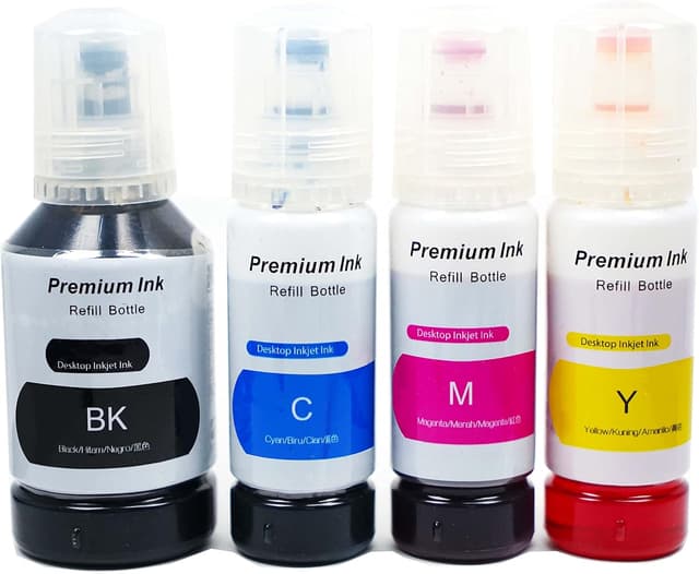 Detalle de Cartridgeify 102 Ink Compatible multipack with smart chip for Epson EcoTank ET-2700 to ET-15000 refills