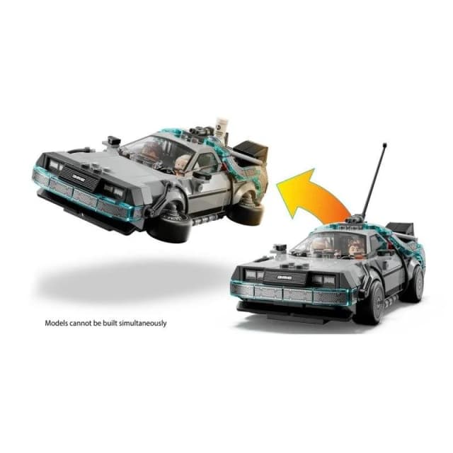 Detalle 2 de LEGO Speed Champions Máquina del Tiempo de Regreso al Futuro 77256, 357 piezas