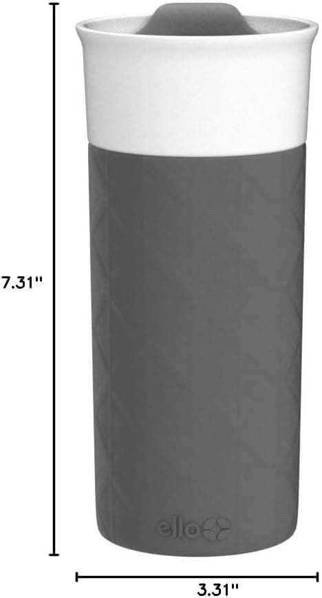 Thumbnail 6 de Ello Ogden Travel Mug (Ceramic, BPA-Free) with Lid, 16 oz
