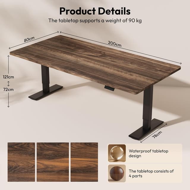 Thumbnail 1 de SANODESK Q1 Pro Bureau Debout 200x80cm